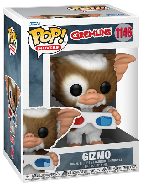 Funko POP #1146 Gremlins Gizmo with 3D Glasses Figure